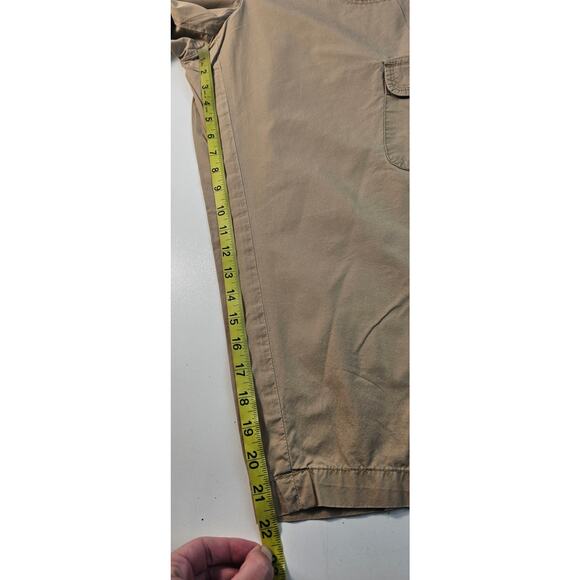 Talbots Pants Womens 10P PETITE 10 neutral Comfort Pull On Cargo Adjustable Hem - Picture 7 of 8